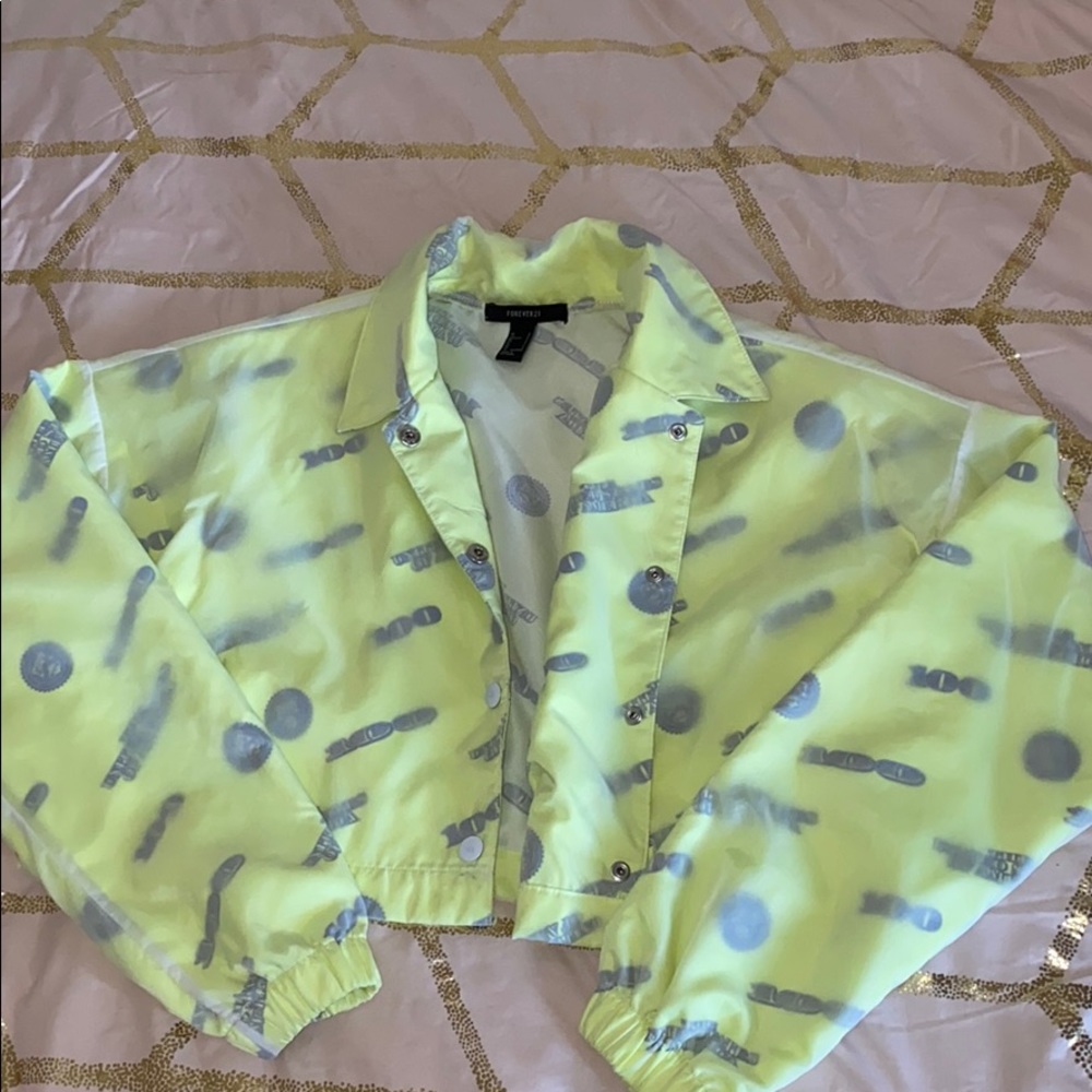 Green Money Cropped Jacket